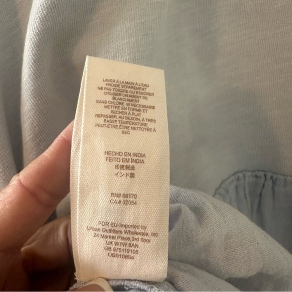 Free People Sweet Jane Pullover, Size Large - Light Blue - Picture 11 of 11